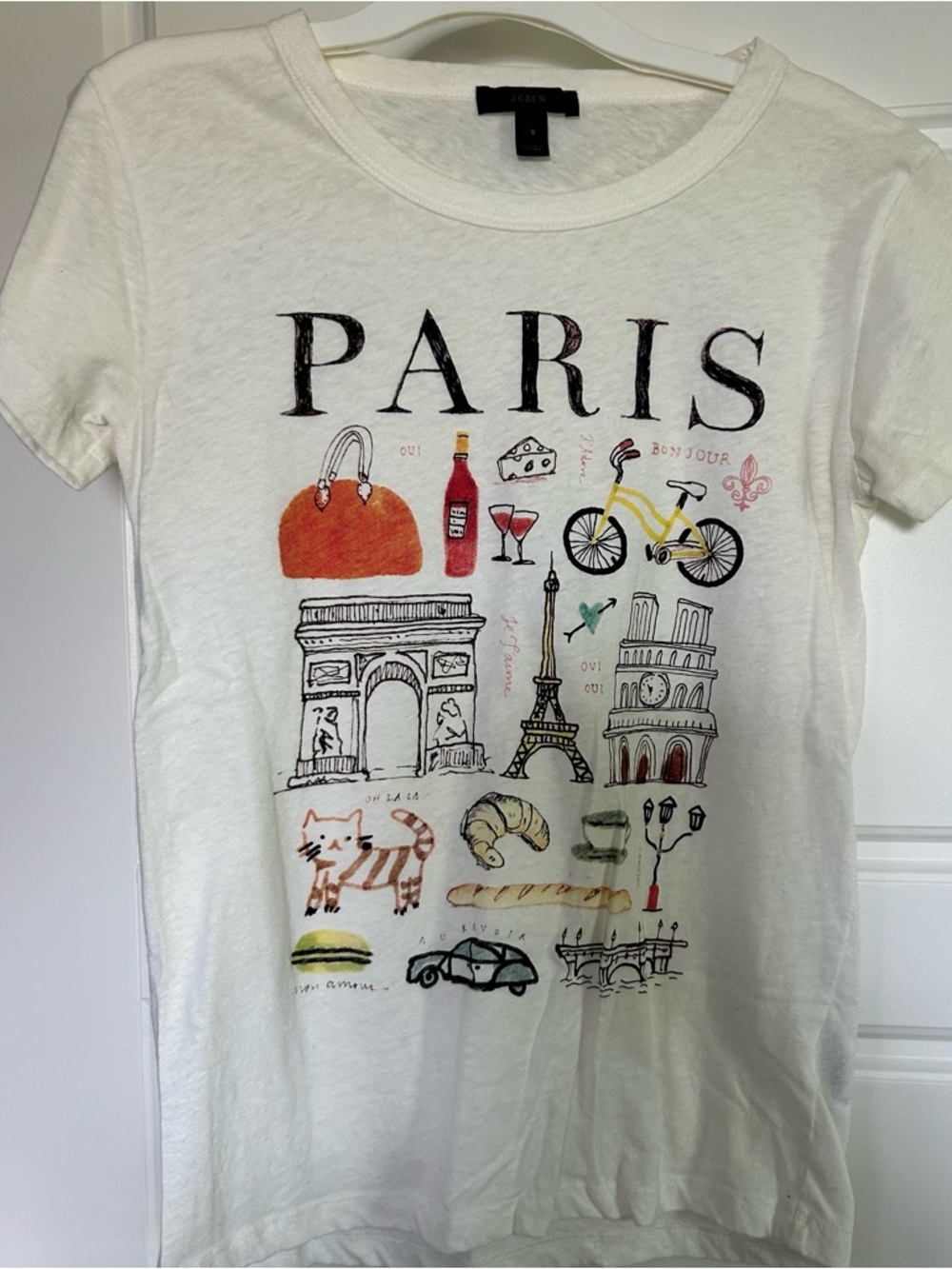 J. Crew Paris Graphic Collector's Tee